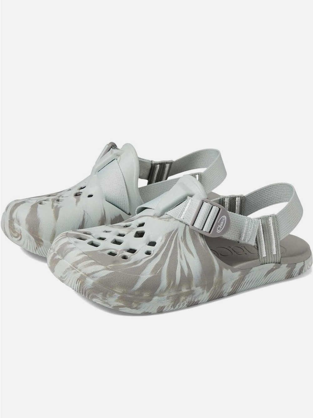Chaco Chillos Green Mist Slip On Adjustable Clogs Mules Size 9